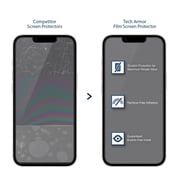 Tech Armor HD Clear Plastic Film Screen Protector NOT Glass for Apple New iPhone 13 mini 5.4 - Case-Friendly, Scratch Resistant, Haptic Touch Accurate [4-Pack]