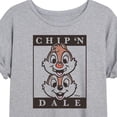 thumbnail image 3 of Disney - Chip 'N Dale - Chipmunk Smiles - Women's Oversized T-Shirt, 3 of 5