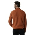 thumbnail image 2 of Chaps Men's & Big Men's Twist Honeycomb Solid Quarter Zip Sweater, 2 of 4