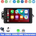 thumbnail image 2 of Wireless Carplay Android Auto Android 13 Car Stereo For Silverado 1500 2500 3500 2500Hd 3500Hd, 7In Hd Touchscreen 2+32G Gps + Bluetooth/Wifi + Swc, 2 of 9
