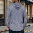 thumbnail image 3 of BiZtdJrK Men Hooded Sweatshirts Big and Tall Long Sleeve Drawstring Pullover Sweatshirt Loose Fit Casual Comfy Sweatshirts 2025 Hipster Street Sweatshirts Sales For Today On Walmart Blue XL, 3 of 7