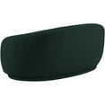 thumbnail image 5 of Maklaine Contemporary Rich Green Finish Boucle Fabric Loveseat, 5 of 13