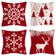 thumbnail image 1 of Juego de 4 Uds. (4 estilos) fundas de cojines navideños, 45*45cm, fundas de cojines decorativas para decoración navideña JAMW Sencillez, 1 of 5