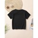 thumbnail image 2 of New Summer Car Print T-shirt Set, Kawaii Boys Casual Cartoon Anime Graphic Short Sleeve, Car Patchwork T-shirt, 2 of 6
