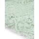 thumbnail image 5 of Blusa de encaje con cuello de volantes Allegra K Verde Claro M, 5 of 5