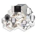 thumbnail image 4 of Sistema de alarmas Irfora Smart Home Sistema de alarma de seguridad antirrobo Tuya 433MHz WiFi inalámbrico + GSM + GPRS 3G SMS Sistema de seguridad de alarma de marcado automático Panta Irfora Sistema de alarmas, 4 of 5