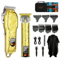 LQT Rechargeable Hair Clipper For Men - Cordless Trimmer, Professional Barber Haircutting Tool, 2 in 1 Hair Clipper Set