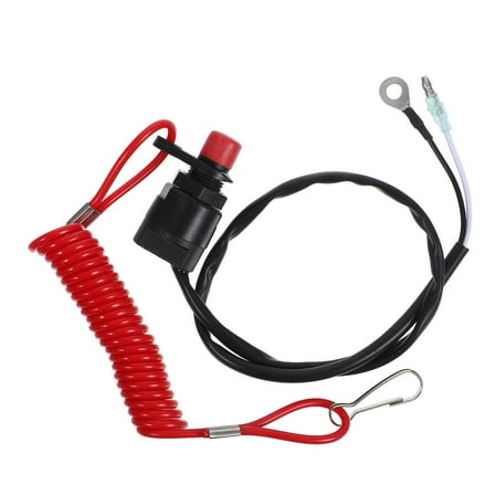 RENACLIPY ABS Engine Lanyard Cord Rope for Boat and ATV Owners, 1 Set, Engine Accessory