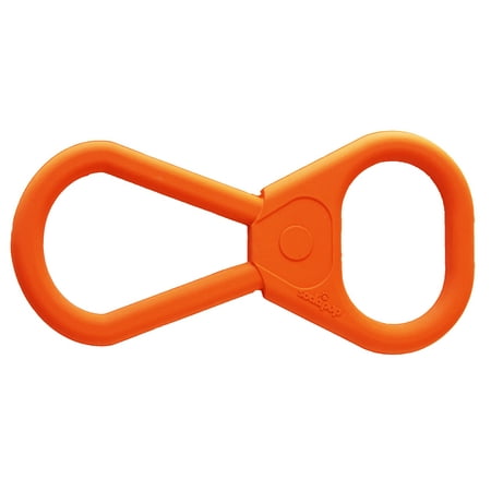 UPC: 0810216022389 | SodaPup Natural Rubber Orange Squeeze Can Opener Dog Tug Toy