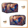 thumbnail image 3 of Daiia Rooster Oil Painting Pattern 4 slice Toaster Cover, Toaster Appliance Dust-proof Cover For Kitchen Small Appliance Dust Cover and Fingerprint Protection, 3 of 7