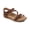 Walnut, variant on Women's Jillian Braided Adjustable Quarter Strap Sandals for Women