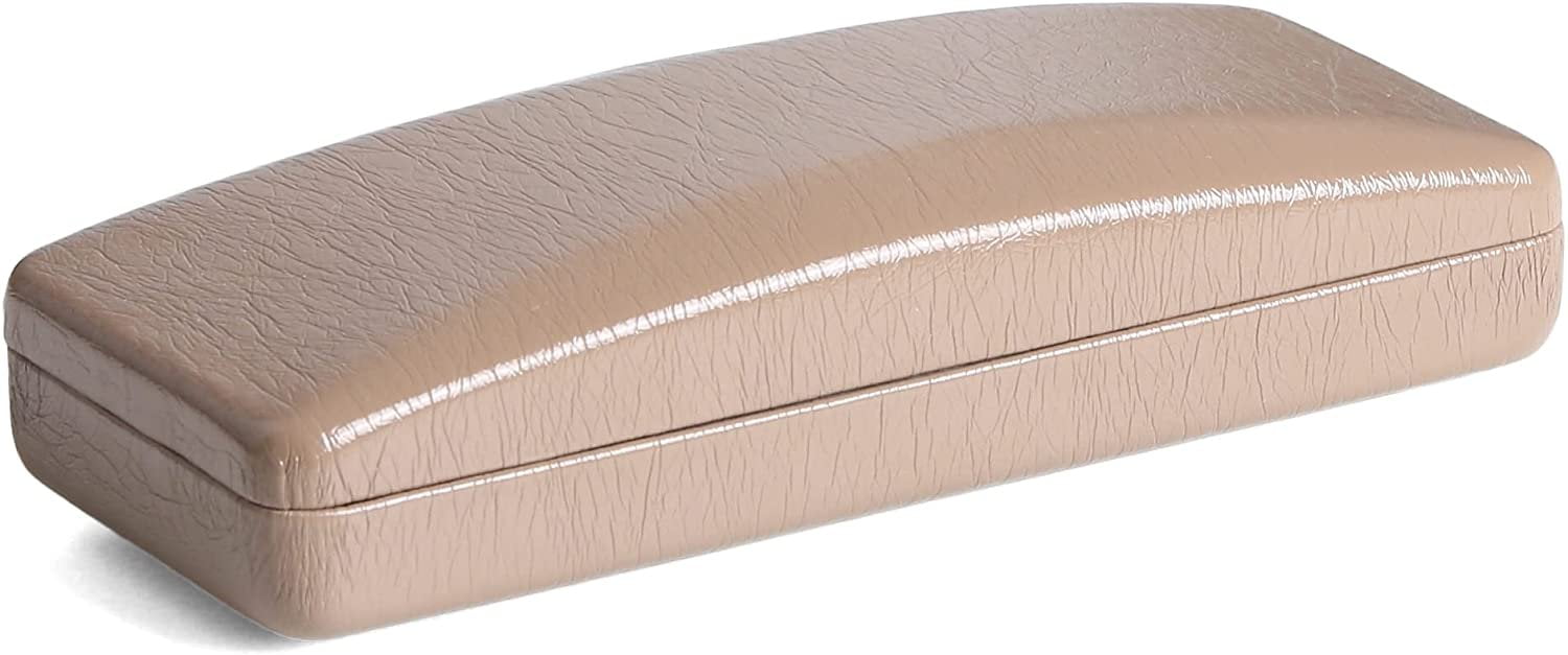 Rons Optical Clamshell Faux Patent Leather Hard Eyeglass Case Small to