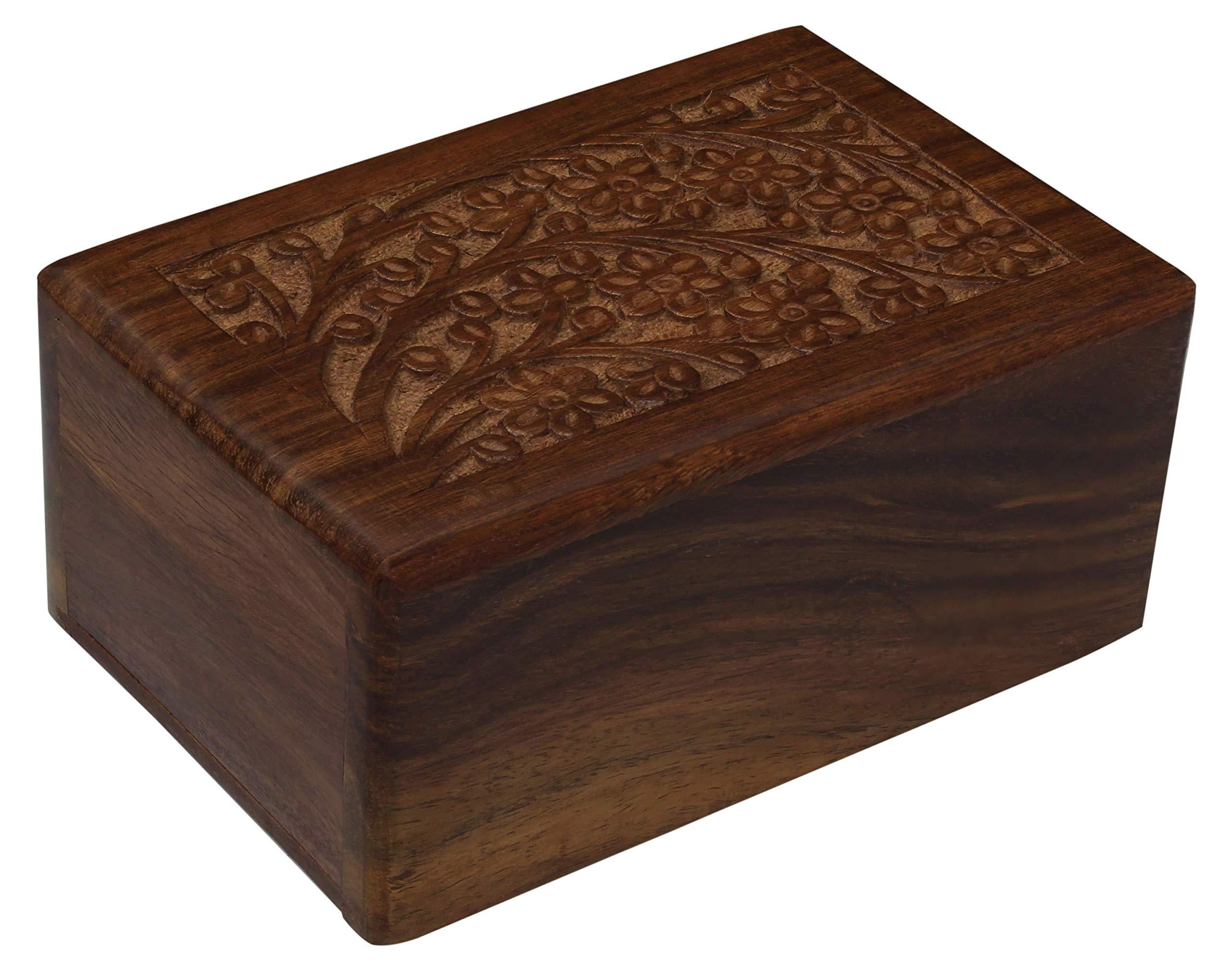 Wood Brown 15 x 10 x 6 cm Something Different Tree of Life Box