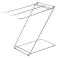 thumbnail image 1 of MasteelfCA 1Pc Z-shaped Stainless Steel Rag Towel Rack Drain Towel Holder (Steel Color), 1 of 8
