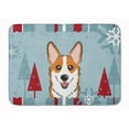 thumbnail image 1 of Carolines Treasures BB1750RUG Tapis en Mousse à Mémoire de Forme Lavable en Machine Corgi Rouge pour les Fêtes d'Hiver, 1 of 4