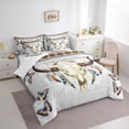 thumbnail image 3 of Homewish Boho Bull Skull 7-Piece Twin Bedding Sets,Retro Rustic Farmhouse Bedding Comforter Set,Vintage Aztec Geometric Sheet Sets For Boys Kids,Super Cozy Room Decor Reversible, 3 of 8