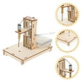 thumbnail image 4 of 1 Ensemble Mini Perceuse de Bureau Banc Bricolage Éducation Projet Scientifique Mini Perceuse Trousse de Presse, 4 of 5