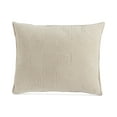 thumbnail image 3 of Oake Geo Stitch Cotton King Coverlet Grey 96" x 108" Geometric Stitched Design, 3 of 3