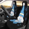 thumbnail image 2 of Sikiie Christmas Gnome Snowflake Car Seat Protector 2 Pack Car Seat Cushion Mat, Car Seat Covers for SUV, Truck, Van, 2 of 7