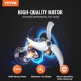 thumbnail image 2 of VEVOR Drum Fan, 24 Inch High Velocity Industrial Shop Fan, Heavy Duty Commercial Use 3-Speed 8600CFM, 360 ° Adjustable Tilting Industrial Floor Fan for Warehouse,Workshop,Factory, Basement, 2 of 9