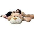 thumbnail image 4 of Big Plush Soft Giant Stuffed Animals & Plush Toys, Puppy Dog Cream Color, 5', 4 of 18