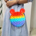 thumbnail image 4 of Bolso de silicona para macarrones Fidget Toy HUOGUO, tipo bandolera Pop it, 4 of 5