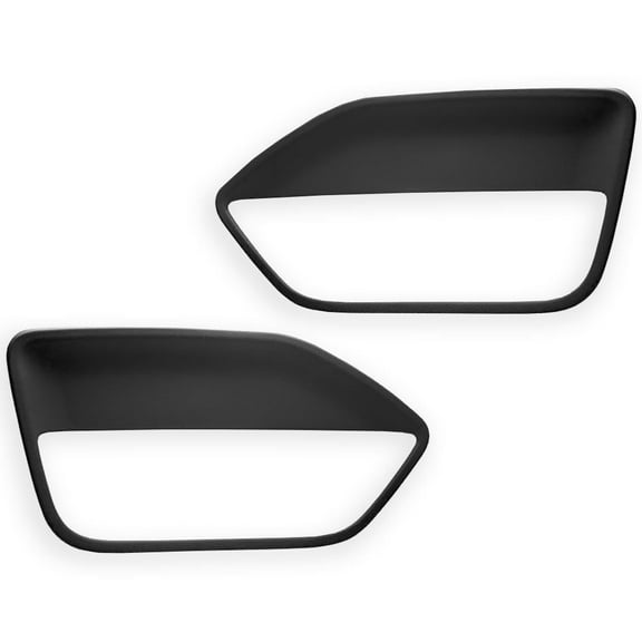 CROSSDESIGN2pcs Black Front Door Panel Insert Hard Cover Kit Fit for 2005-2009 Ford Mustang