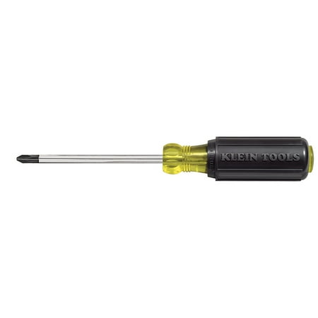 4in Round Blade Slotted Screwdriver - Klein Tools 6034 #2 Phillips Screwdriver 4-Inch Round Shank