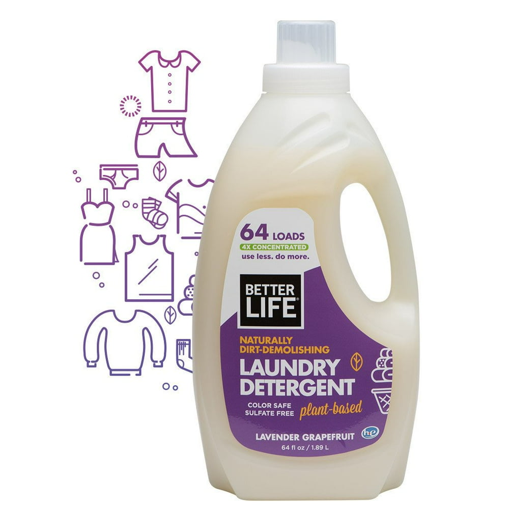 Better Life Natural Laundry Detergent, Lavender Grapefruit, 64 oz