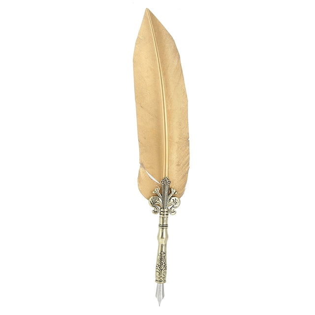 1.0mm Plume Ensemble Calligraphie Distinctive Plume Boîte Cadeau Outil d'Écriture pour StudentGold
