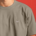 thumbnail image 5 of Dalix Lil Smile Heavyweight Soft Tee Short Sleeve Cotton Shirt Mens in Latte S Small, 5 of 5