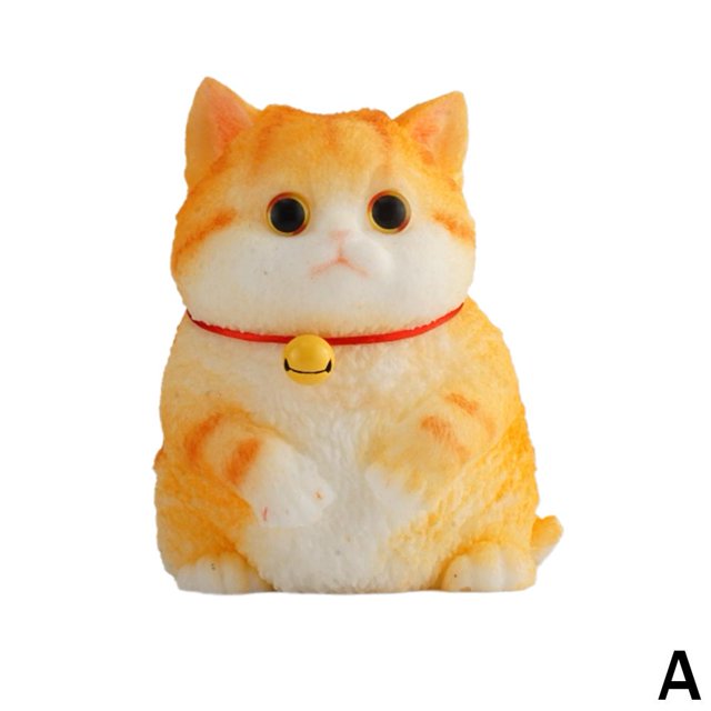 Food Grade Silicone Simulation Fat Cat Squeeze Music Hand-Painted Giant Fat Cat Decompression Toy Diy Creative Gift Best