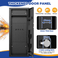 thumbnail image 3 of Gemaisil 12-15 Gun Cabinet, Quick Access Long Gun Safe for Home Rifles and Pistols, Large Unassembled Rifle Safe with Removable Shelves, Digital Keypad, Pegboard, 3 of 13