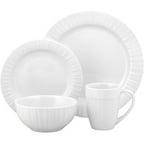 Corelle 16 Piece Embossed Bella Faenza Dinnerware Set