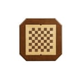 thumbnail image 3 of Dual-Side Chess Board Game Table with Storage Drawers & Flip-Top Game Tray - 3-in-1 Chess, Checkers & Backgammon Table  Cherry Finish Wooden Game Table for Adults (Chess Pieces Not Included), 3 of 6