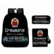 thumbnail image 1 of Among Us Visor Backpack Kids Rucksack Crewmate Back School Bag.-3, 1 of 1