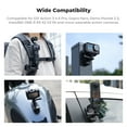 thumbnail image 5 of K&F CONCEPT Magnetic Backpack Clip Mount for DJI Osmo Action 5 Pro, 180° Swivel Quick Release Action Camera Holder for Go Pro Hero 13 12 11 10 9 Black, Osmo Actoin 3/4, Insta360 X5 X4 X3, Ace Pro 2, 5 of 7