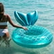 thumbnail image 5 of Boya de piscina azul, flotador inflable para piscina, juguetes inflables grandes para flotar en la playa del océano, silla de piscina para adultos y niños, colchón de aire para piscina, 5 of 5