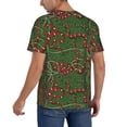 thumbnail image 2 of KLL Red Snake for Men's Baseball Shirts,Short Sleeve Casual Shirts Button Down Shirt for Men Beach Summer Wedding Shirt-, 2 of 7