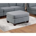 thumbnail image 3 of CoSoTower Modular Sofa Set 6Pc Set Living Room Furniture Sofa Loveseat Couch Grey Linen Like Fabric 4X Corner Wedge 1X Armless Chair and 1X Ottoman, 3 of 9