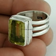 thumbnail image 2 of Lemon Quartz Yellow Gemstone Ring, Handmade Fine Jewelry, Statement Wedding Gifts For Men Women, Birthday Gifts For Dad Mom, Anniversary Gifts For Husband Wife (lemon-quartz, Size 7), 2 of 3