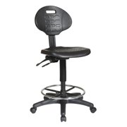 OFFICE STAR PRODUCTS Intermediate Ergonomic Black Drafting Chair