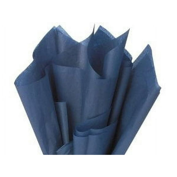 48 Large NAVY Gift Wrap Pom Pom Tissue Paper 20x30