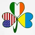 thumbnail image 3 of CafePress - Shamrock Of Ukraine Long Sleeve T Shirt - Unisex Cotton Long Sleeve T-Shirt, 3 of 4