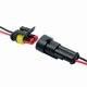 thumbnail image 1 of 5 Pair 2 Pin Way Waterproof Electrical Wire Connector Plug Set, 1 of 5