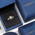 thumbnail image 5 of Gem Stone King 14K Yellow Gold Green Prasiolite and Lab Grown Diamond Engagement Ring for Women | 2.50 Cttw | Round 8MM | Gemstone Birthstone | Size 9, 5 of 6