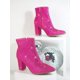 thumbnail image 3 of Rhinestone Pointy Toe Block Heel Booties, 3 of 4