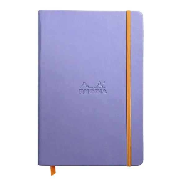 Rhodia Rhodiarama Webnotebook - Lined 96 sheets - 5 1/2 x 8 1/4 - Iris Cover (118749C)