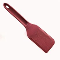 Norpro Heat-Resistant Rigid Nylon Spatula Turner - Pot & Pan Scraper - Red