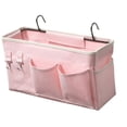 thumbnail image 1 of Organizador colgante para mesita de noche, bolsa de almacenamiento para mesita de noche, para literas y camas de hospital, barandillas para cama de dormitorio, se pueden colocar anteojos,, 1 of 4